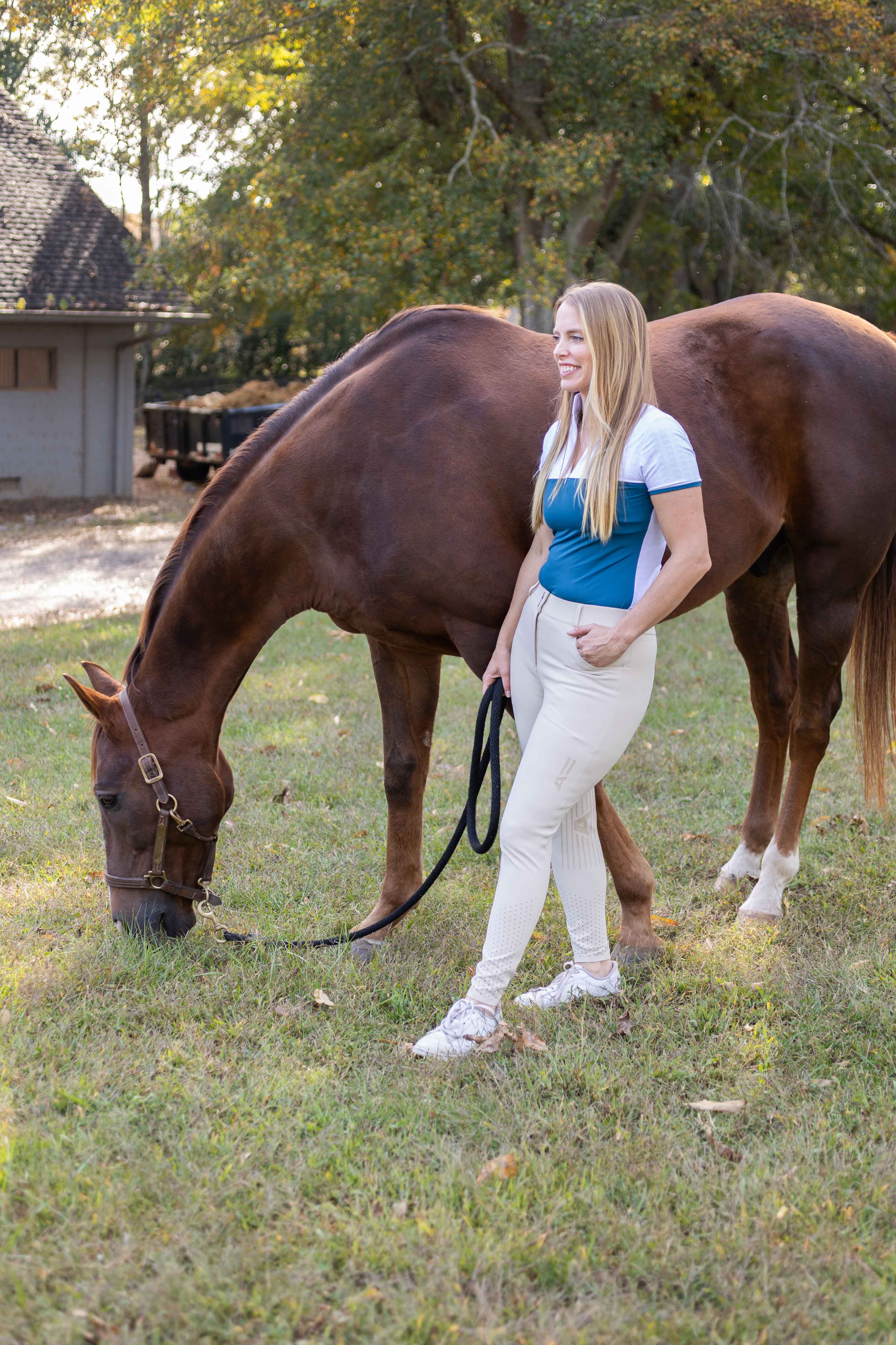 Clementine Show Shirt Navy – Sport Horse Lifestyle