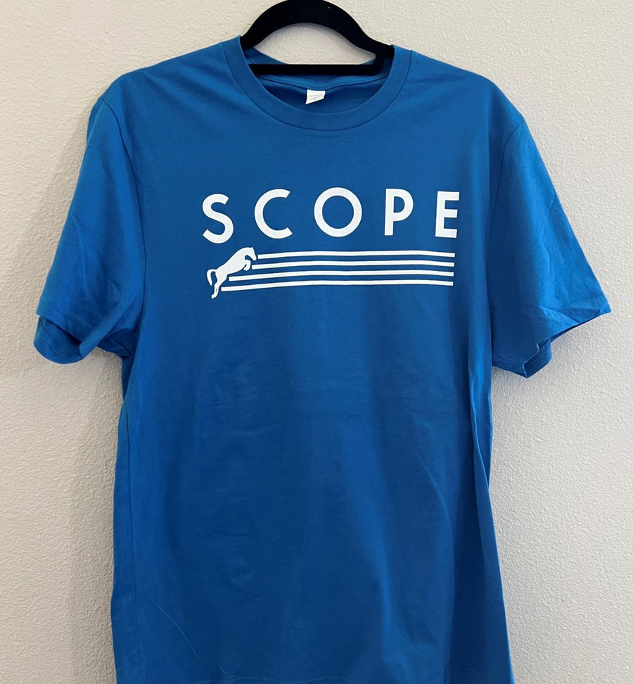 Scope organic cotton T-shirt, blue
