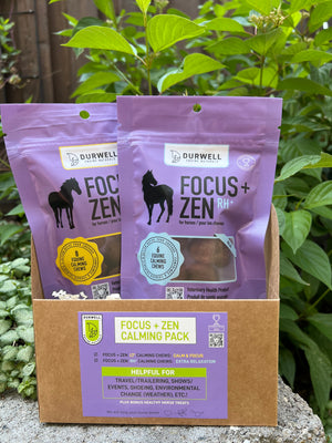 Durwell Focus + Zen Calming Chew Combo pack